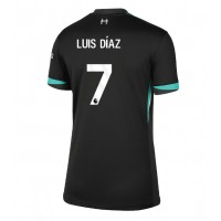 Camiseta Liverpool Luis Diaz #7 Visitante Equipación para mujer 2024-25 manga corta